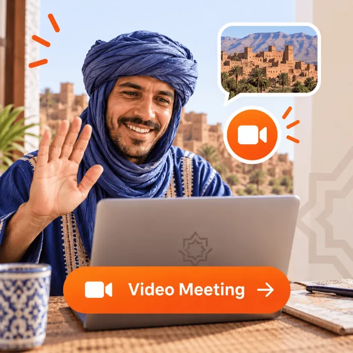 Book a video meeting with Vero Sahara